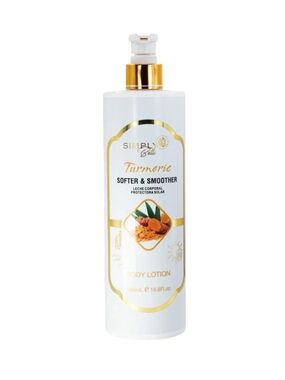 Simply Belle Turmeric Soften & Smooth Body Lotion - White and Gold